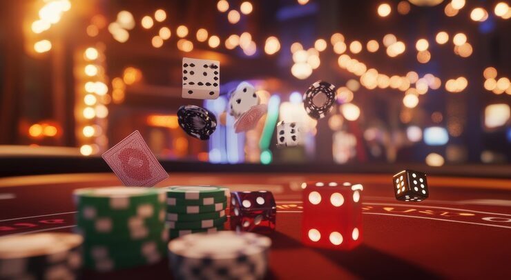 Deposit interface for dice games